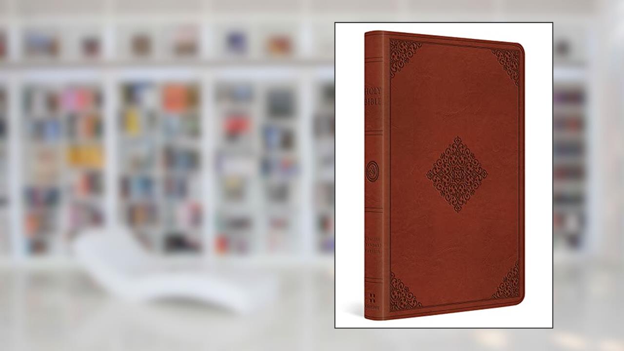 ESV Large Print Value Thinline Bible (TruTone, Tan, Ornament Design), written by ESV Bibles