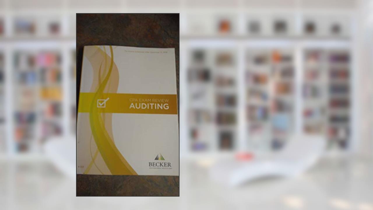 2019 Auditing CPA Exam Review V.3.3, written by Becker
