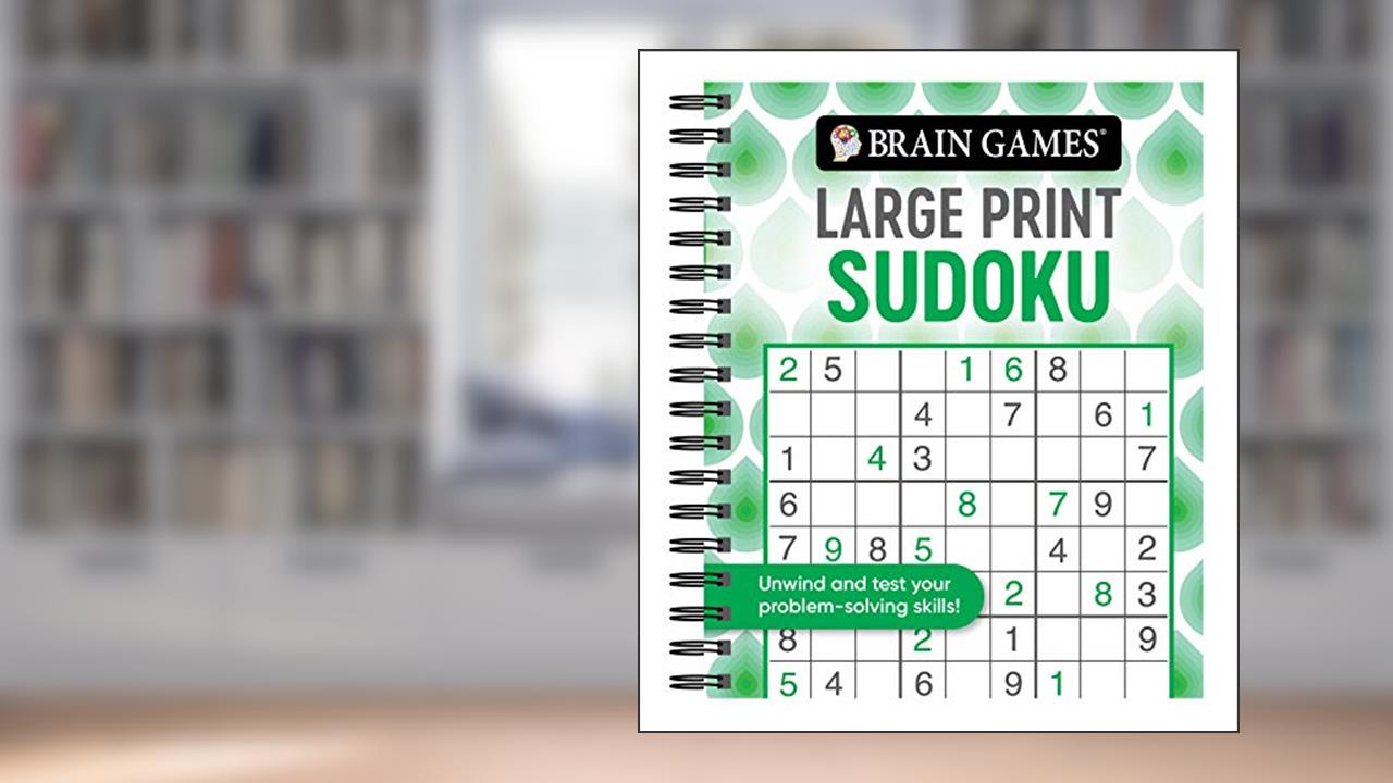 Brain Games - Large Print Sudoku (Swirls), written by Publications International Ltd.; Brain Games