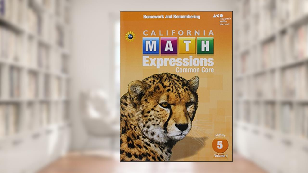 Homework and Remembering Workbook, Volume 1 Grade 5 (Houghton Mifflin Harcourt Math Expressions), written by Houghton Mifflin Harcourt