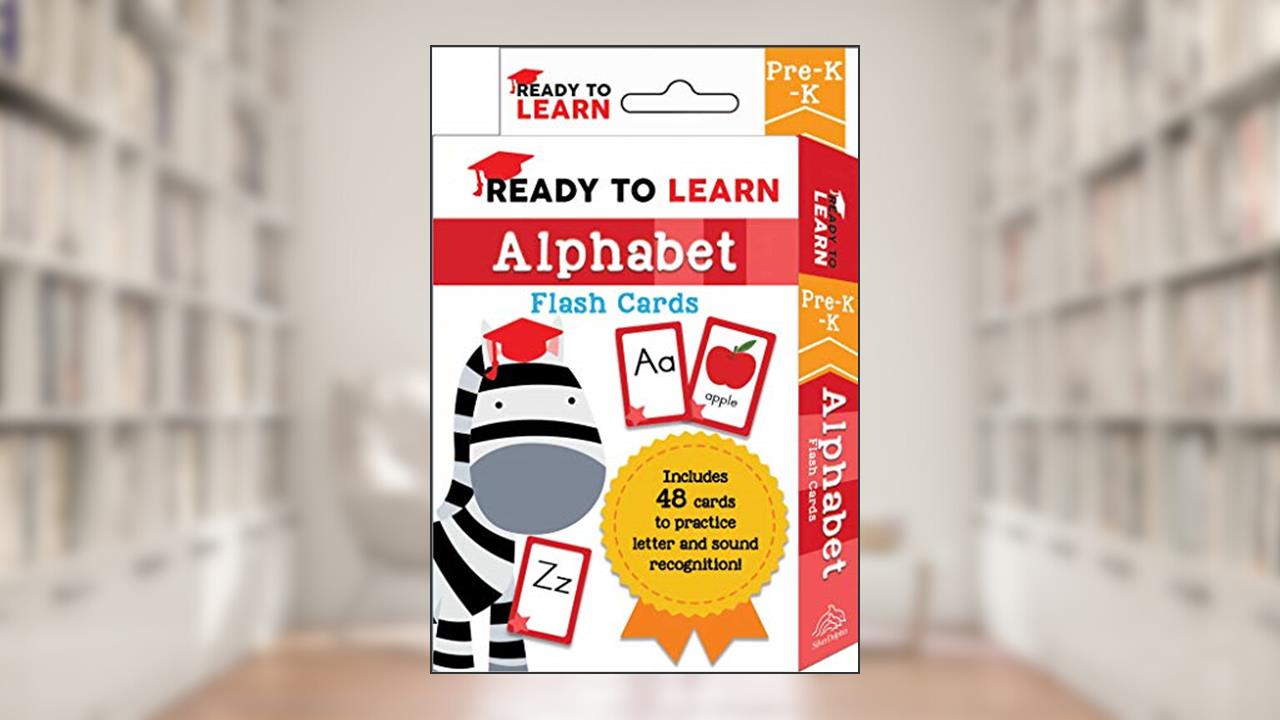 Ready to Learn: Pre-K-K Alphabet Flash Cards: Includes 48 Cards to Practice Letter and Sound Recognition!, written by Editors of Silver Dolphin Books