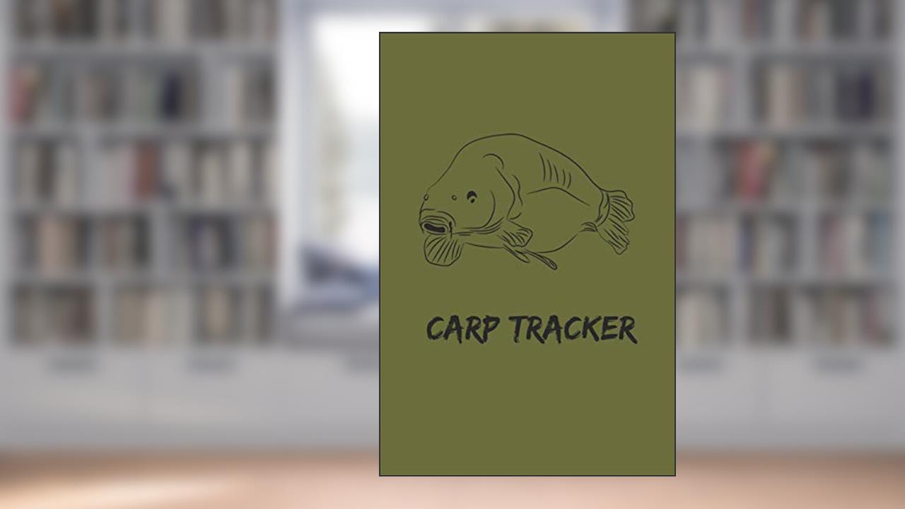 Carp Tracker: Carp fishing 6" x 9" note book., written by KJ Books