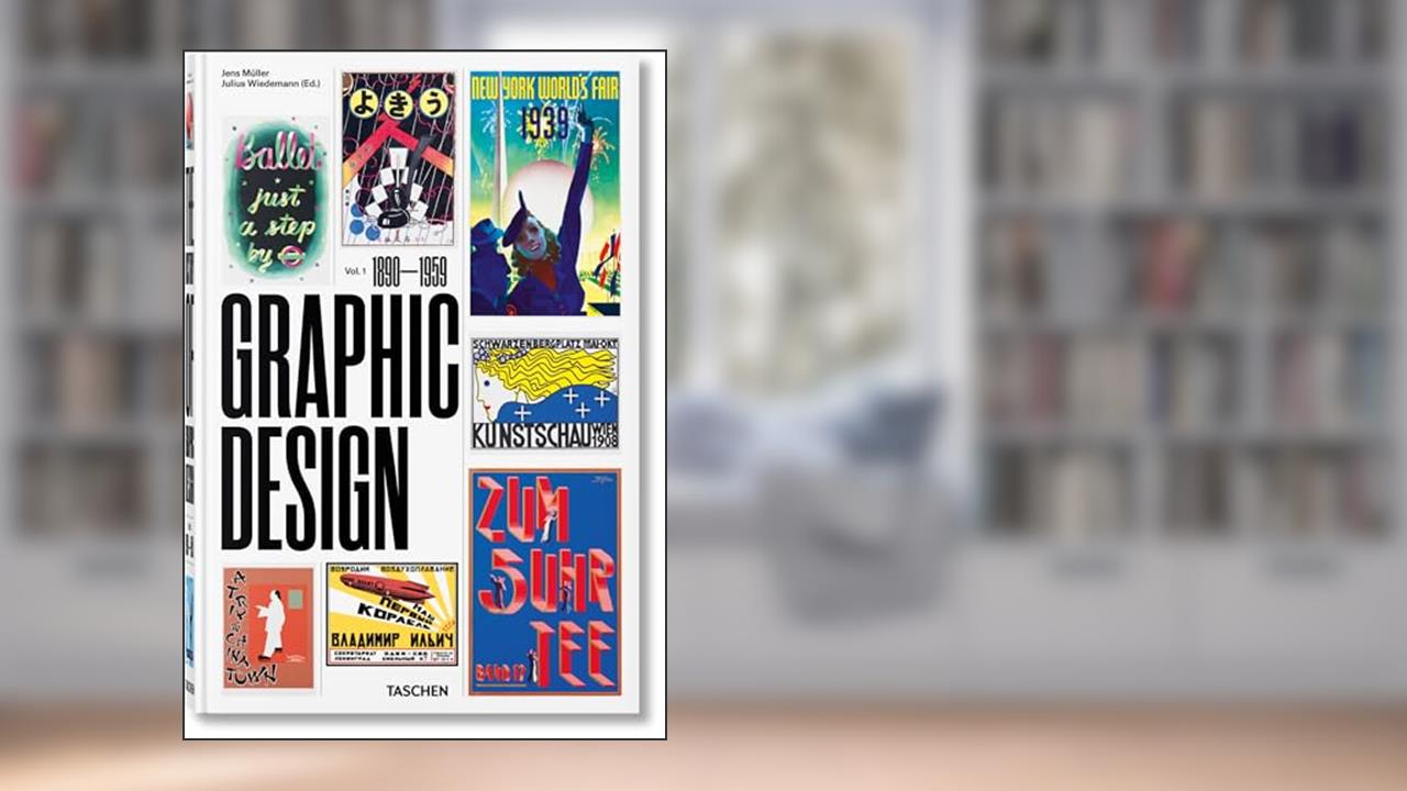 The History of Graphic Design: 1890-1959 (1), written by Jens M?ller