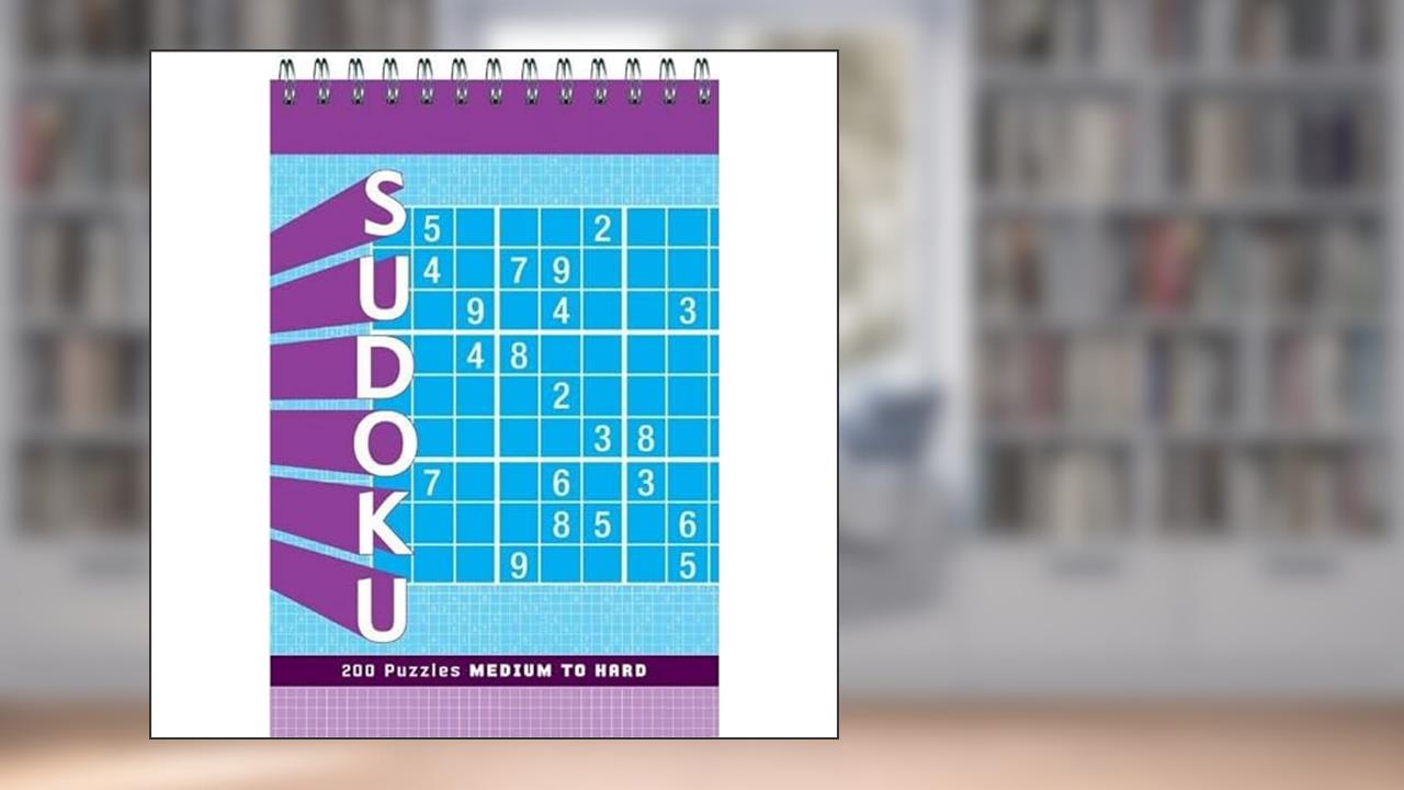 Sudoku: Medium to Hard Volume 1, written by Xaq Pitkow