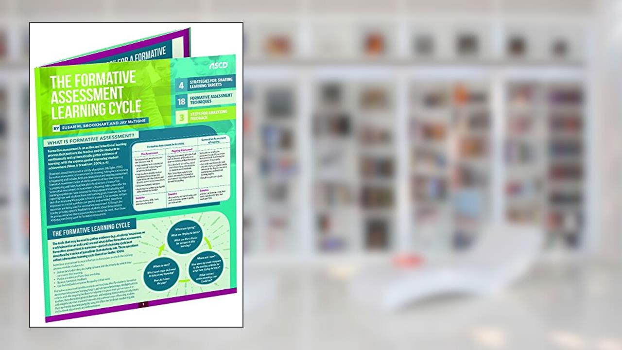 The Formative Assessment Learning Cycle (Quick Reference Guide), written by Susan M. Brookhart; Jay McTighe