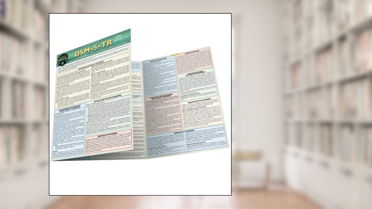 DSM-5-TR Overview: a QuickStudy Laminated Reference Guide, written by Rona Bernstein PsyD; Elizabeth Jacobs