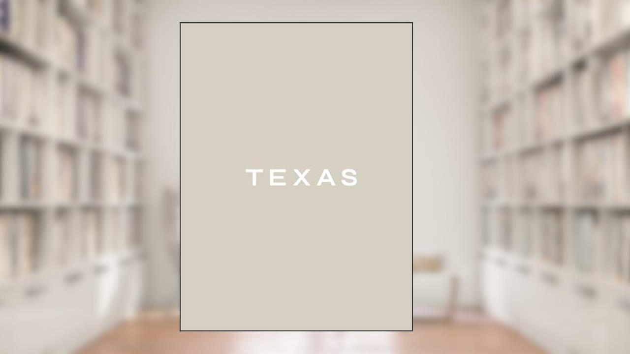Texas: decorative coffee table book, 8.25x11" for bookshelves, home decor, display, staging, written by Roderick Fitzgerald