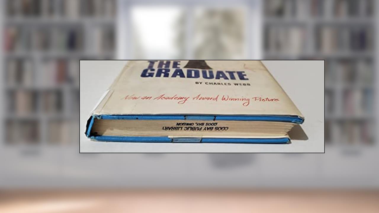 Rare Charles Webb THE GRADUATE 1963 New American Library Early Book Club Edition w/DJ, written by Charles Webb