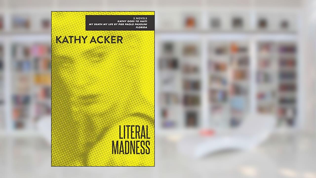 Literal Madness: 3 Novels: Kathy Goes to Haiti, My Death My Life by Pier Paolo Pasolini, and Florida, written by Kathy Acker