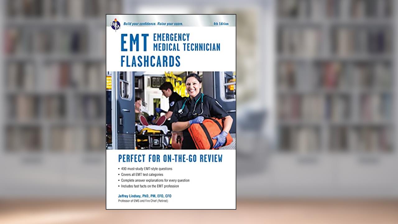EMT Flashcard Book, 4th Ed. (EMT Test Preparation), written by Jeffrey Lindsey Ph.D.