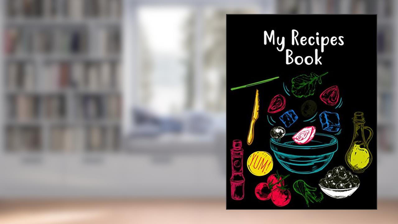 My Recipes Book: Beautiful Designed Recipe Journal Customized Food Cookbook Format, written by Lerocorer Publication