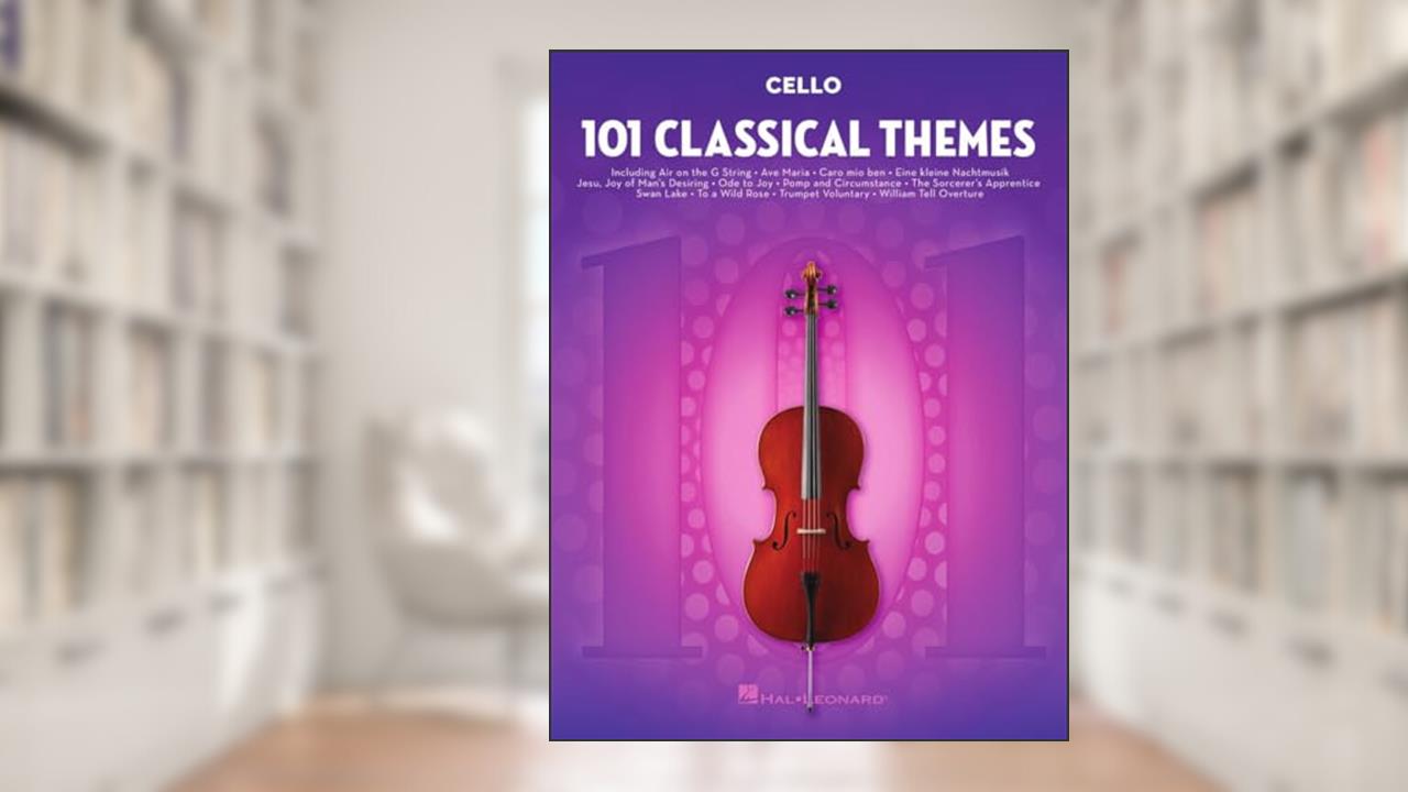 101 Classical Themes Cello Sheet Music | Essential Repertoire for Cello Players | Solo Instrumental Folio with Classical Favorites, written by Hal Leonard Corp.