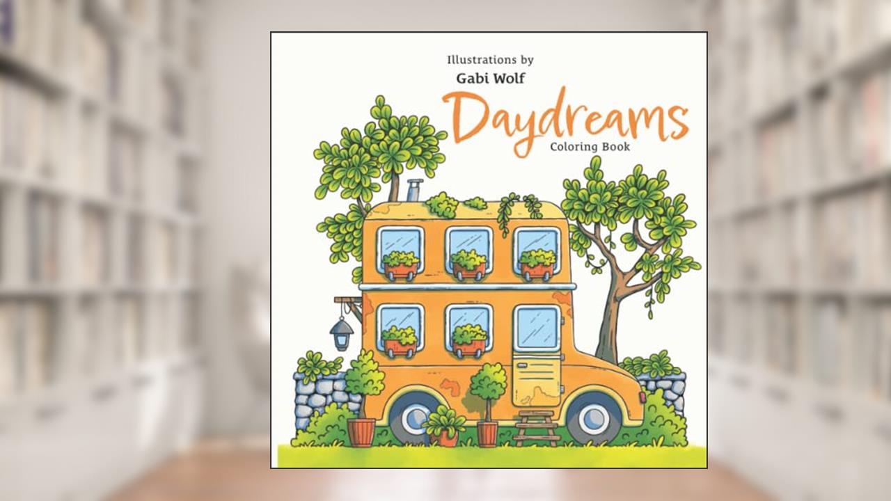 Daydreams: Magical illustrations for coloring, printed on one side., written by Frau Gabi Wolf