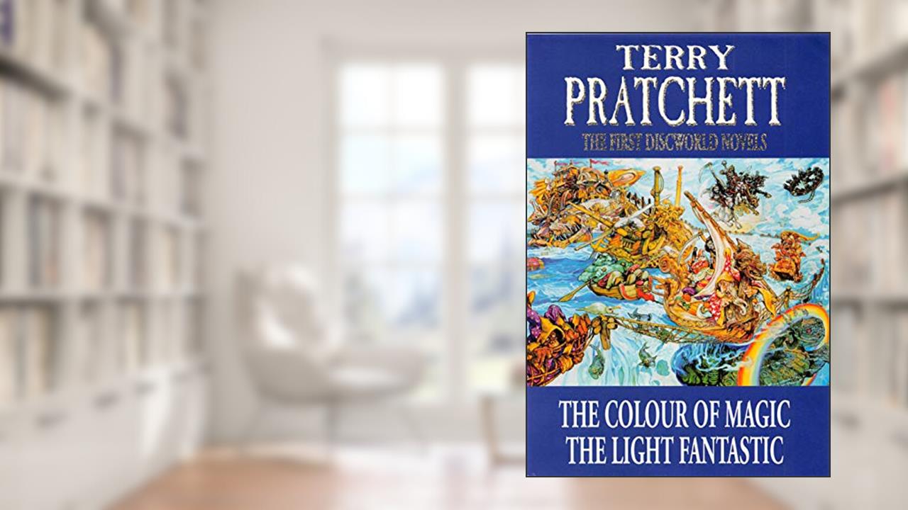 The First Discworld Novels: The Colour of Magic and The Light Fantastic, written by Terry Pratchett