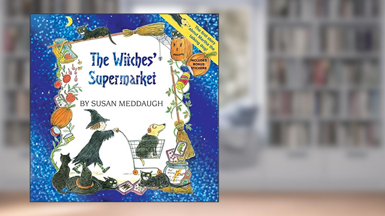 The Witches' Supermarket (8x8 with stickers) (Martha Speaks), written by Susan Meddaugh