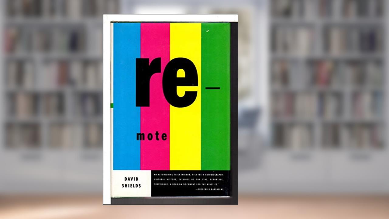 Remote, written by David Shields