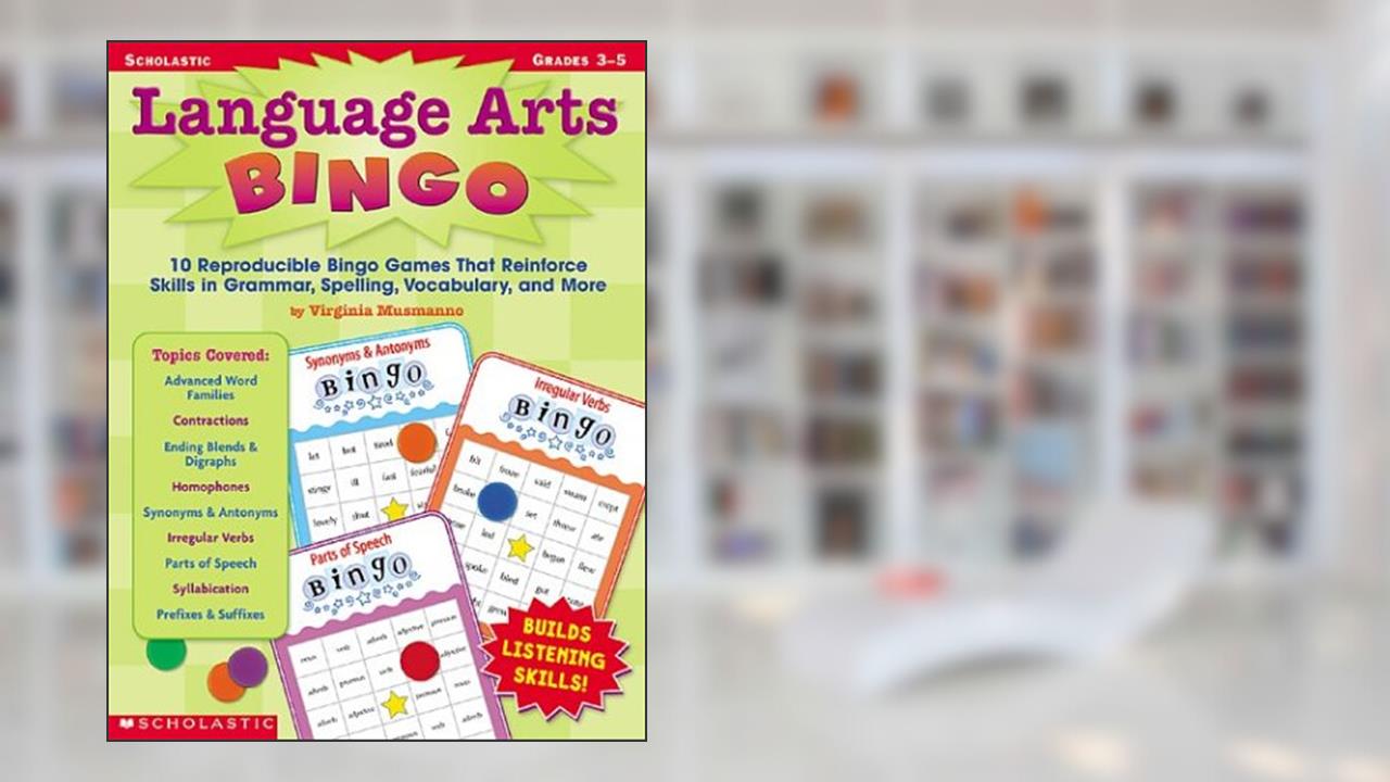 Language Arts Bingo, written by Virginia Musmanno