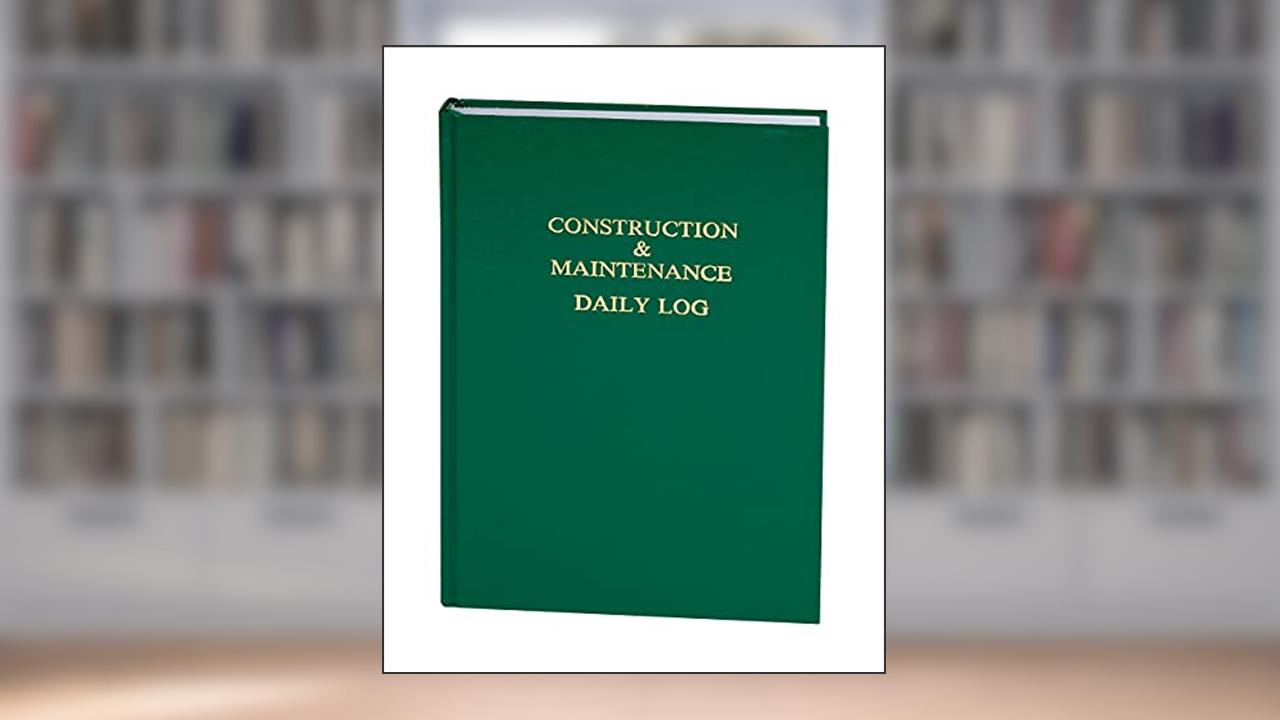 Construction & Maintenance Daily Log, written by Inc Safety Meeting Outlines