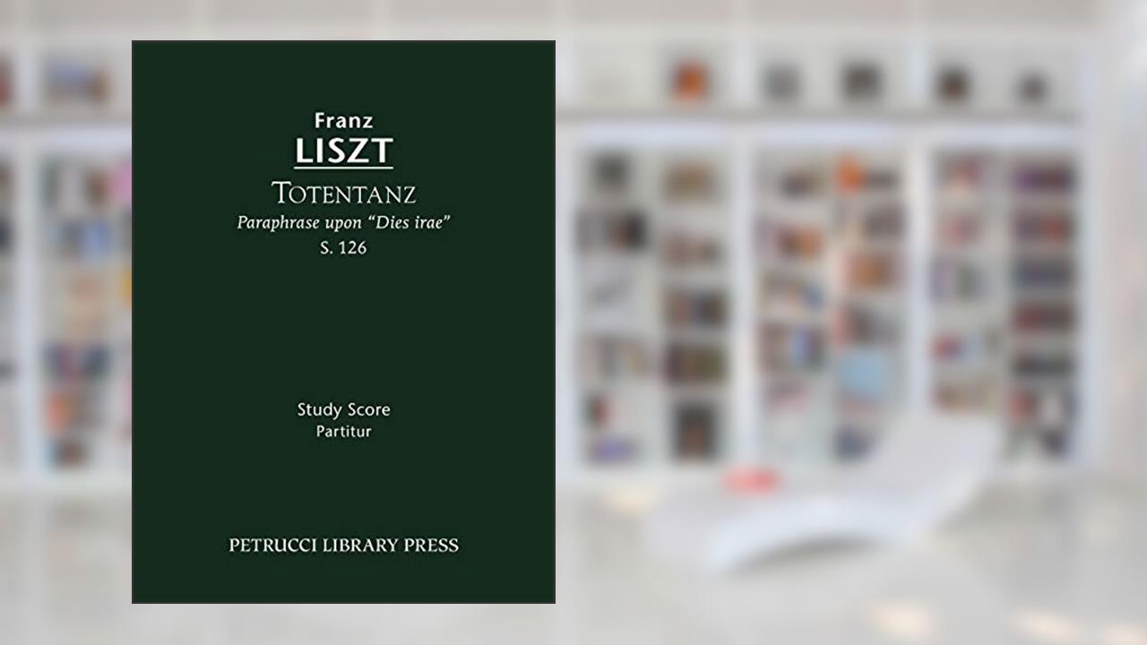Totentanz, S.126: Study score, written by Franz Liszt