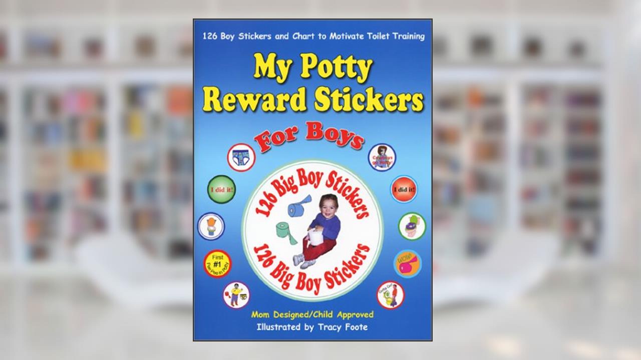 My Potty Reward Stickers for Boys: 126 Boy Potty Training Stickers and Chart to Motivate Toilet Training, written by Tracy Foote