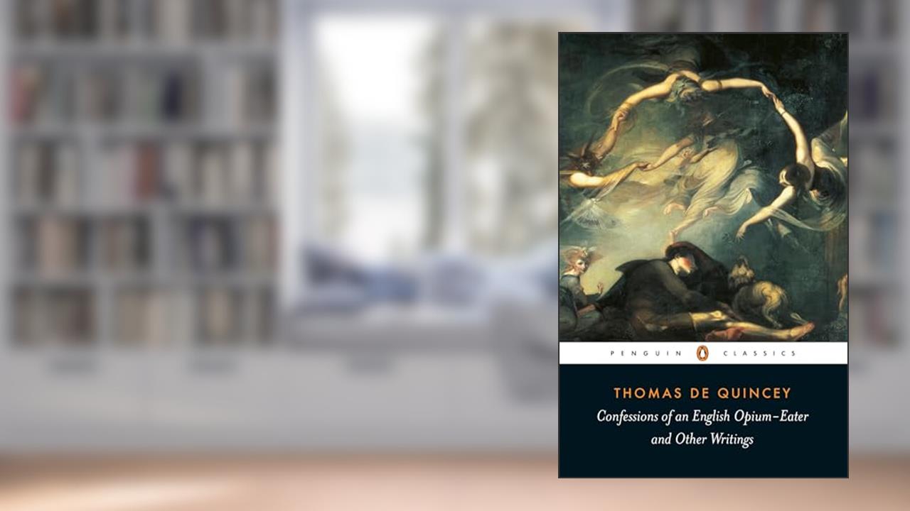 Confessions of an English Opium Eater, written by Thomas De Quincey