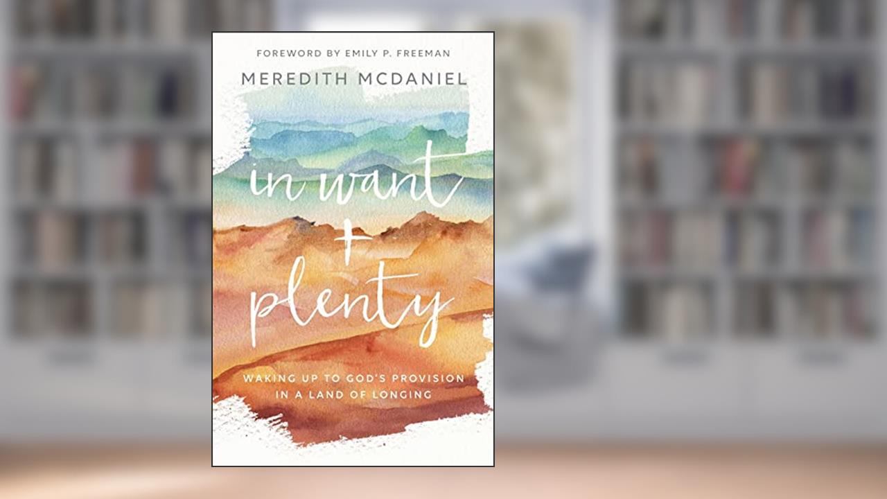 In Want + Plenty: Waking Up to God's Provision in a Land of Longing, written by McDaniel