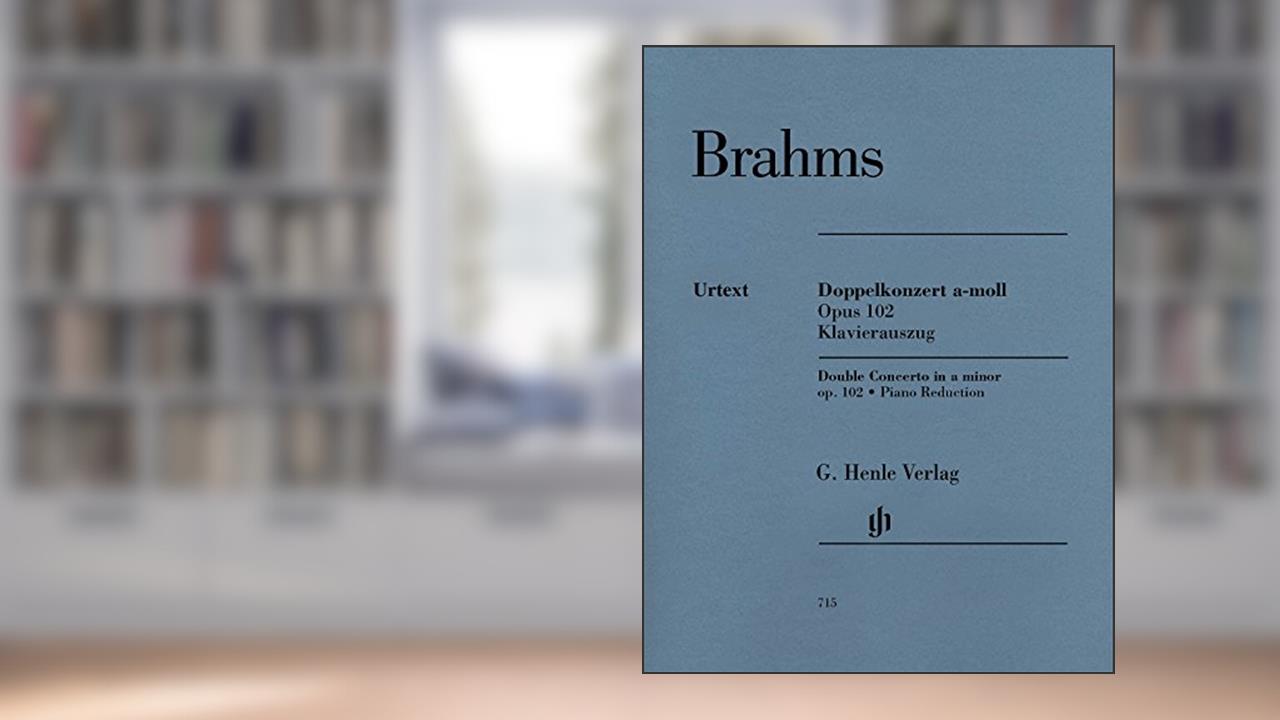 DOUBLE CONCERTO LA MINEUR OP. 102, written by BRAHMS JOHANNES