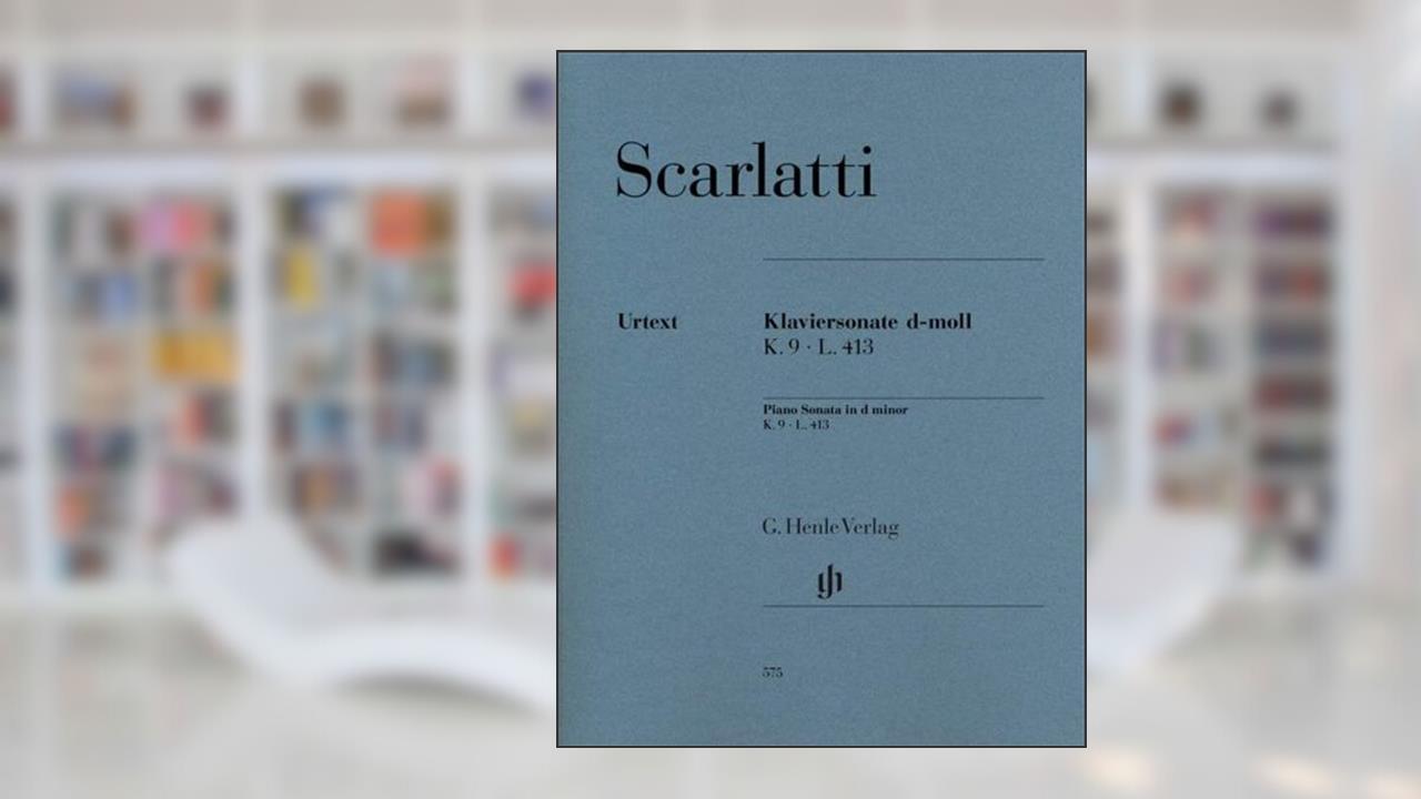 SONATE POUR PIANO EN RE MINEUR K. 9, L. 413 (English, German and French Edition), written by SCARLATTI DOMENICO
