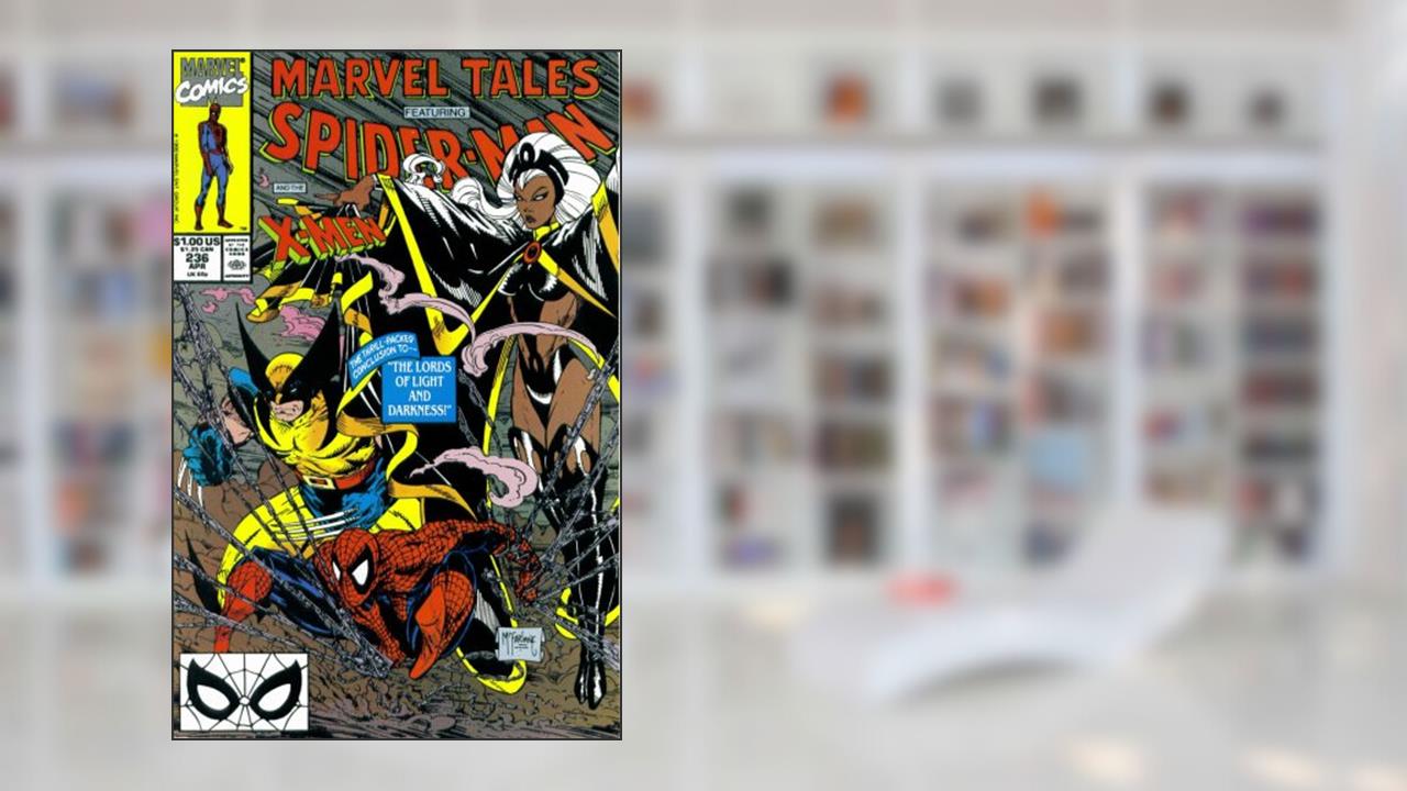 Marvel Tales #236 : Starring Spider-Man and the X-Men in "Into Hellpit" (Marvel Comics), written by Bill Mantlo