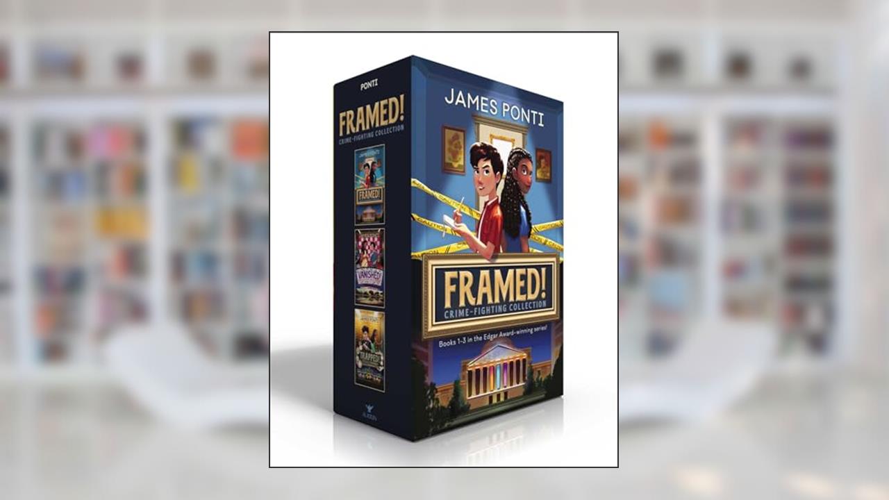 Framed! Crime-Fighting Collection (Boxed Set): Framed!; Vanished!; Trapped!, written by James Ponti