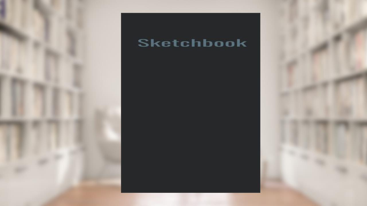 Sketchbook: Coloring and dodling for kids.size 8/11inch with black cover, written by WR Books Production