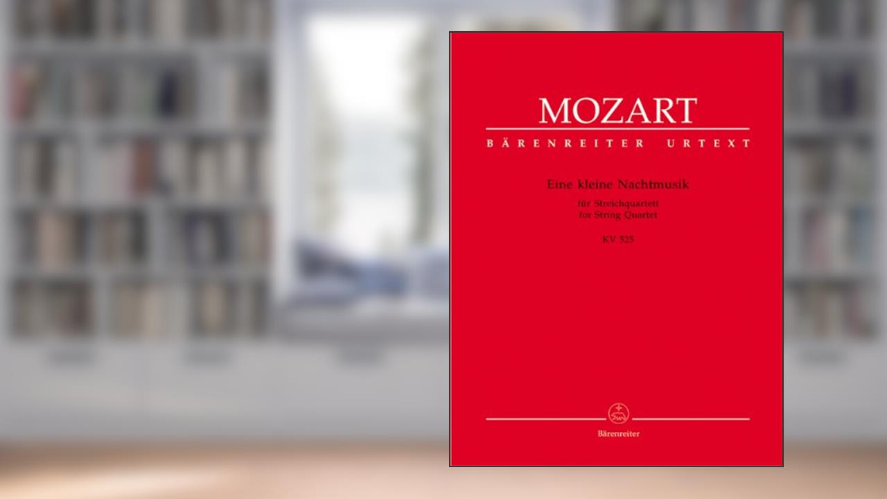 Eine kleine Nachtmusik in G major for String Quartet K.525 (Parts), written by Wolfgang Amadeus Mozart