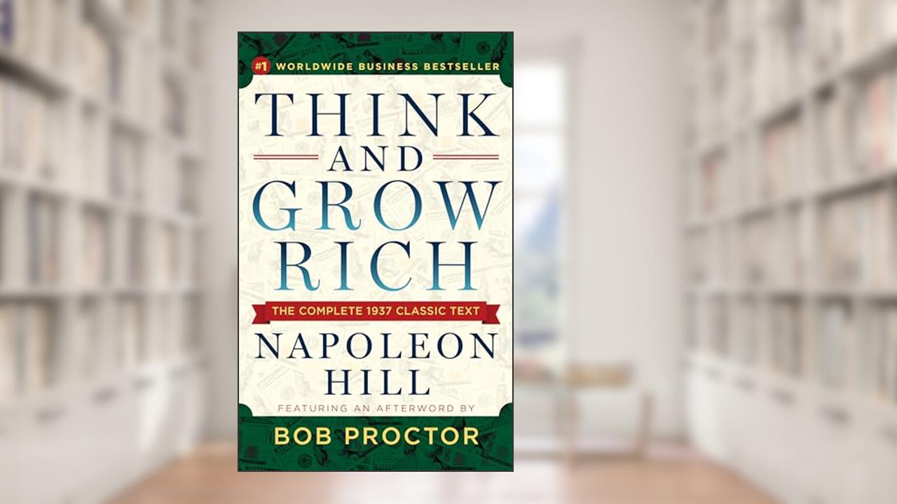Think and Grow Rich: The Complete 1937 Classic Text Featuring an Afterword by Bob Proctor, written by Napoleon Hill; Bob Proctor