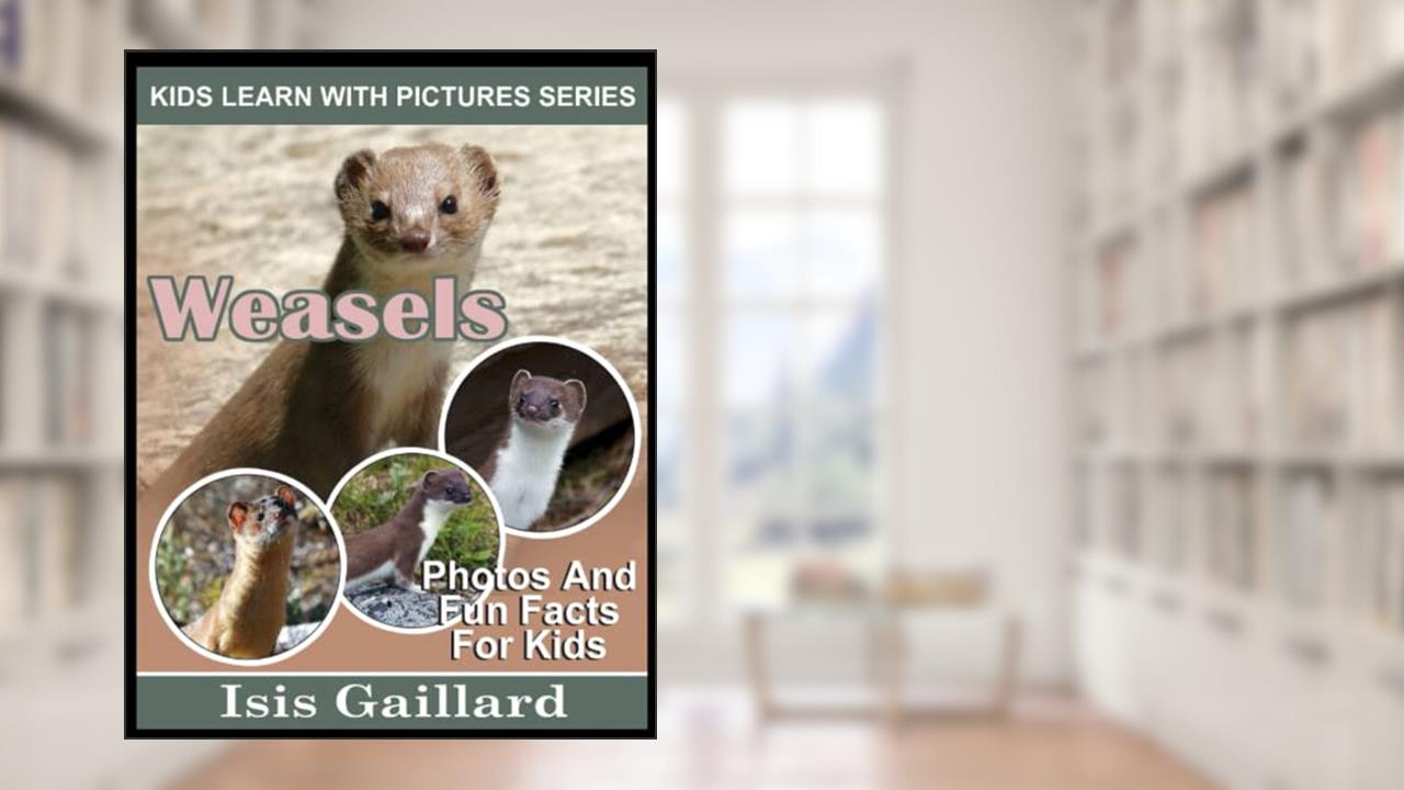 Weasels: Photos and Fun Facts for Kids (Kids Learn With Pictures), written by Isis Gaillard