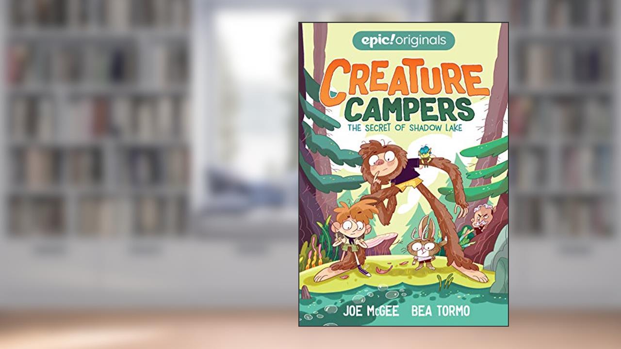 The Secret of Shadow Lake (Creature Campers Book 1), written by Joe McGee