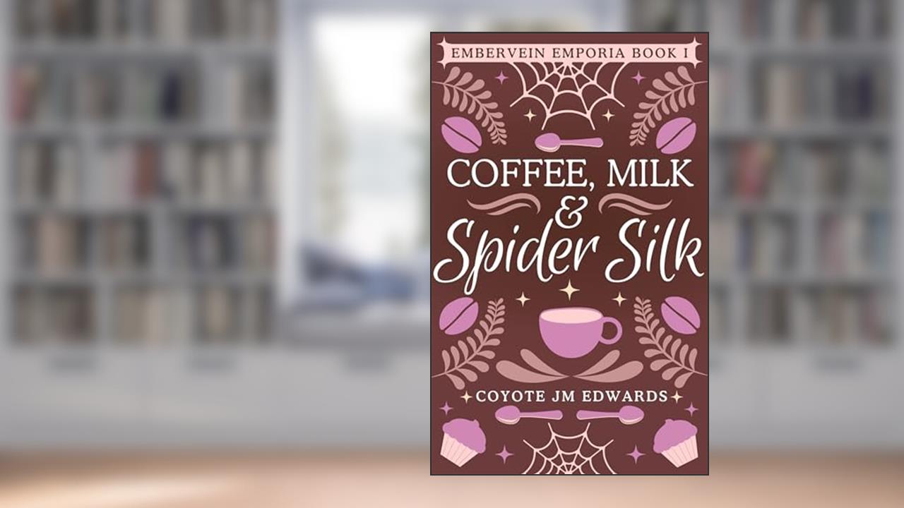 Coffee, Milk & Spider Silk (Embervein Emporia Book 1), written by Coyote JM Edwards