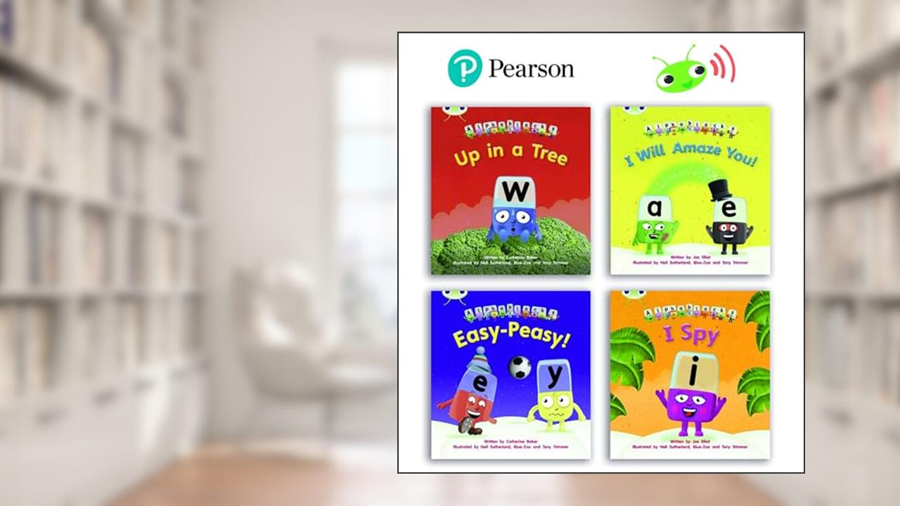 Learn to Read at Home with Alphablocks: Phase 5 - Year 1, term 2 (4 fiction books), written by Caroline Harris; Catherine Baker; Joe Elliot