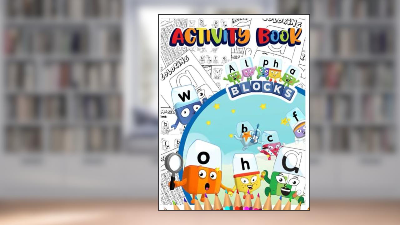 Alpha bet blocks activity book: Practice Kids Alphabet Workbook, Kids Activity Workbook, Learn to write easily., written by Emma's book