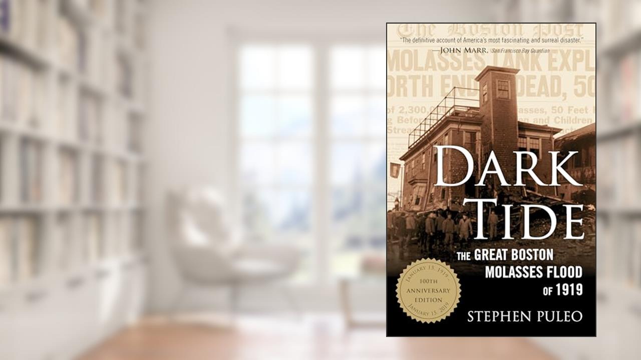 Dark Tide: The Great Boston Molasses Flood of 1919, written by Stephen Puleo