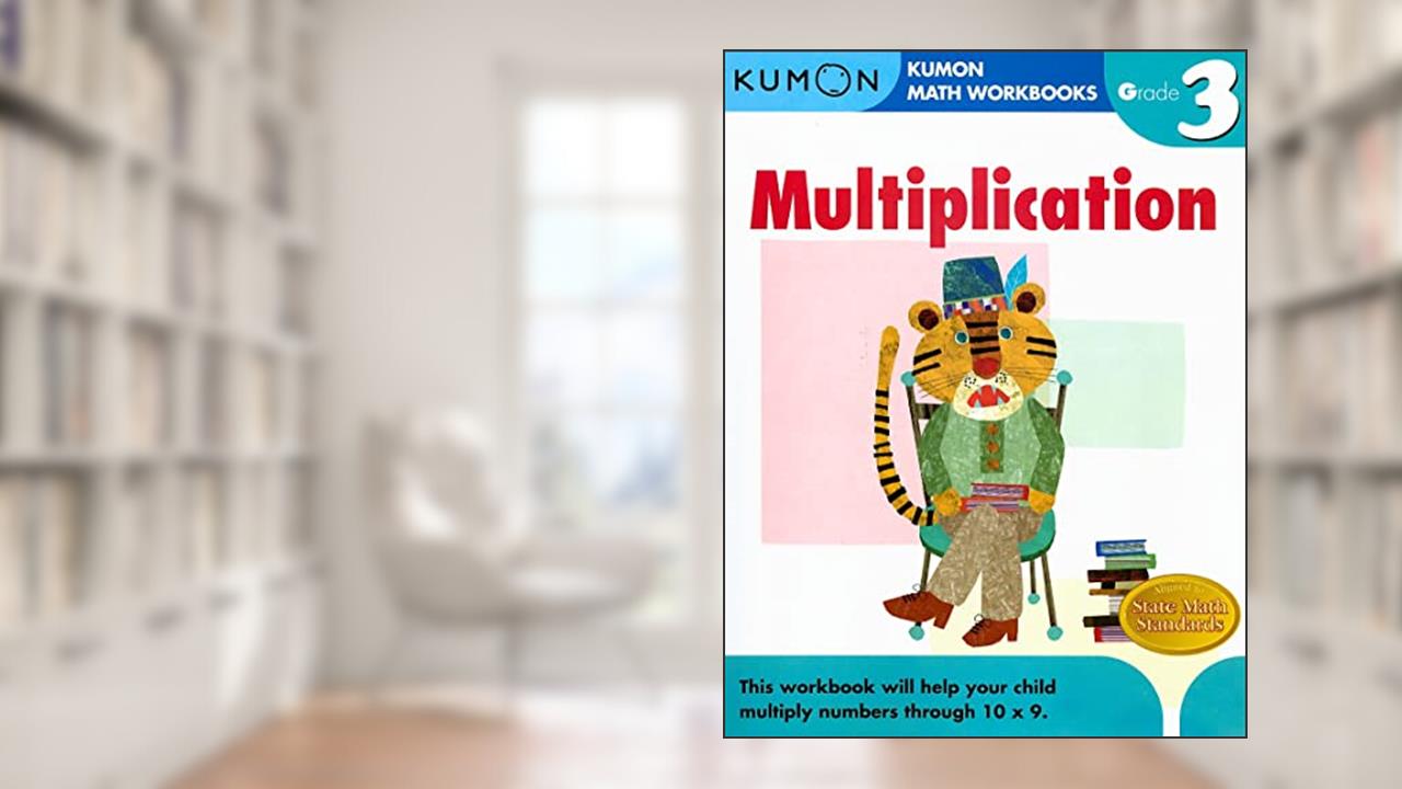 Kumon Grade 3 Multiplication (Kumon Math Workbooks), written by Kumon Publishing