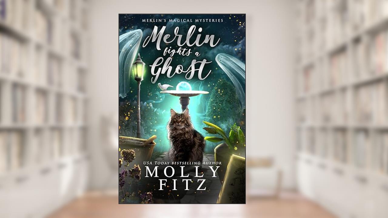 Merlin Fights a Ghost (Merlin's Magical Mysteries Book 2), written by Molly Fitz