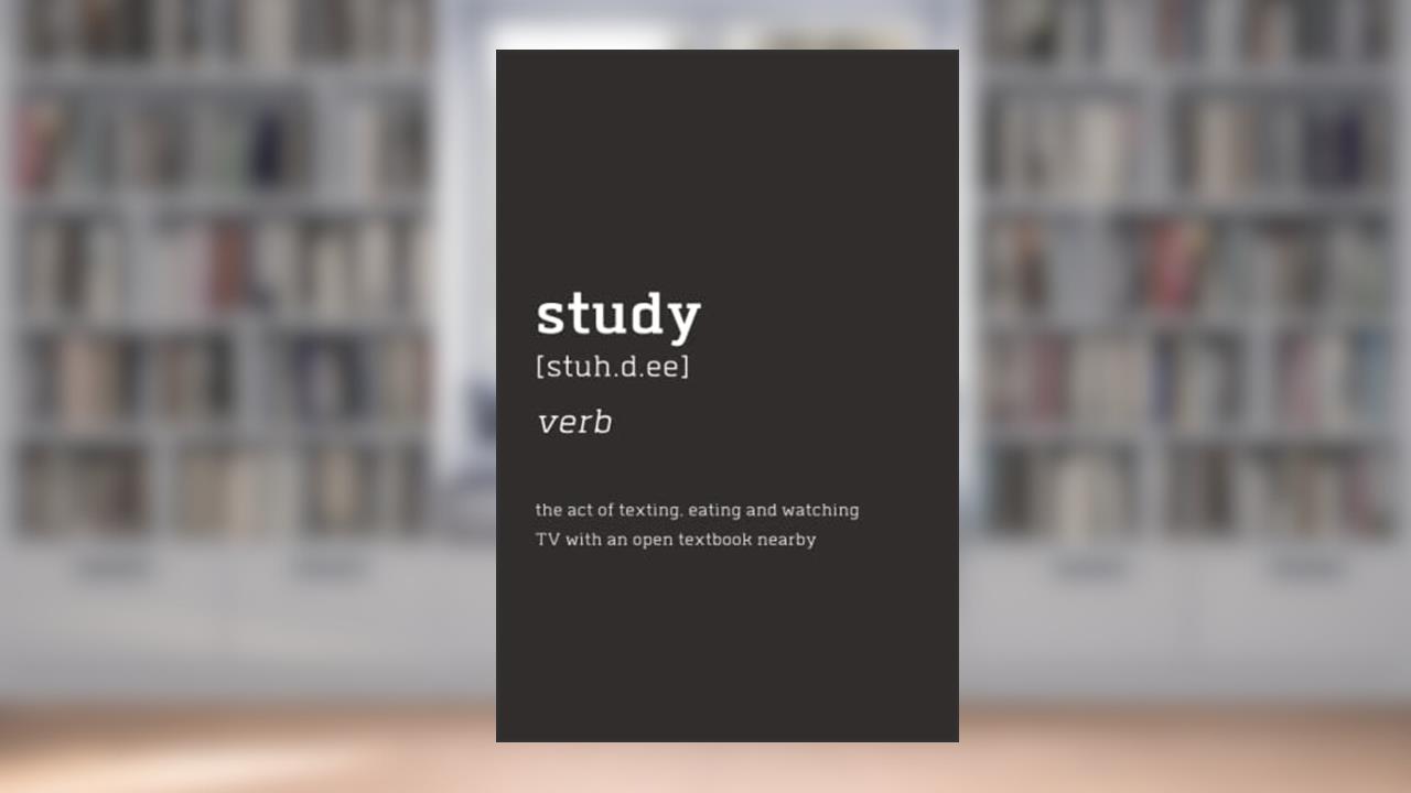 Notebook/Journal - Study Definition - 118 wide ruled pages - monotone, written by Publish Mush