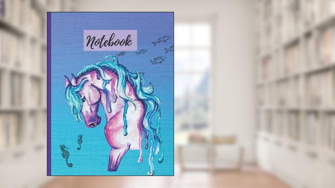 Horse and Sea Themed Notebook: A Lined Notebook for Writing, Note Taking, and Journaling for Women of All Ages, written by KSG Press