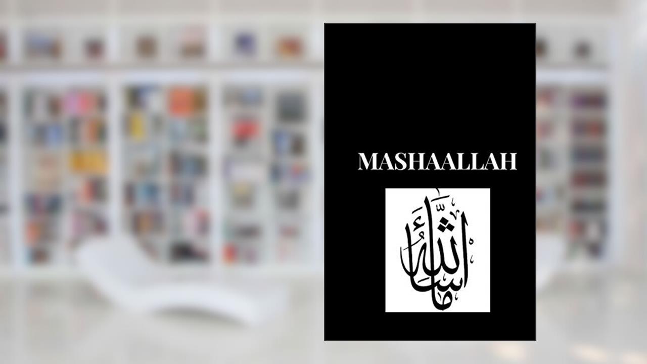 MASHAALLAH 6x9 inches paperback journal.250 Dotted pages, written by Ash Designs