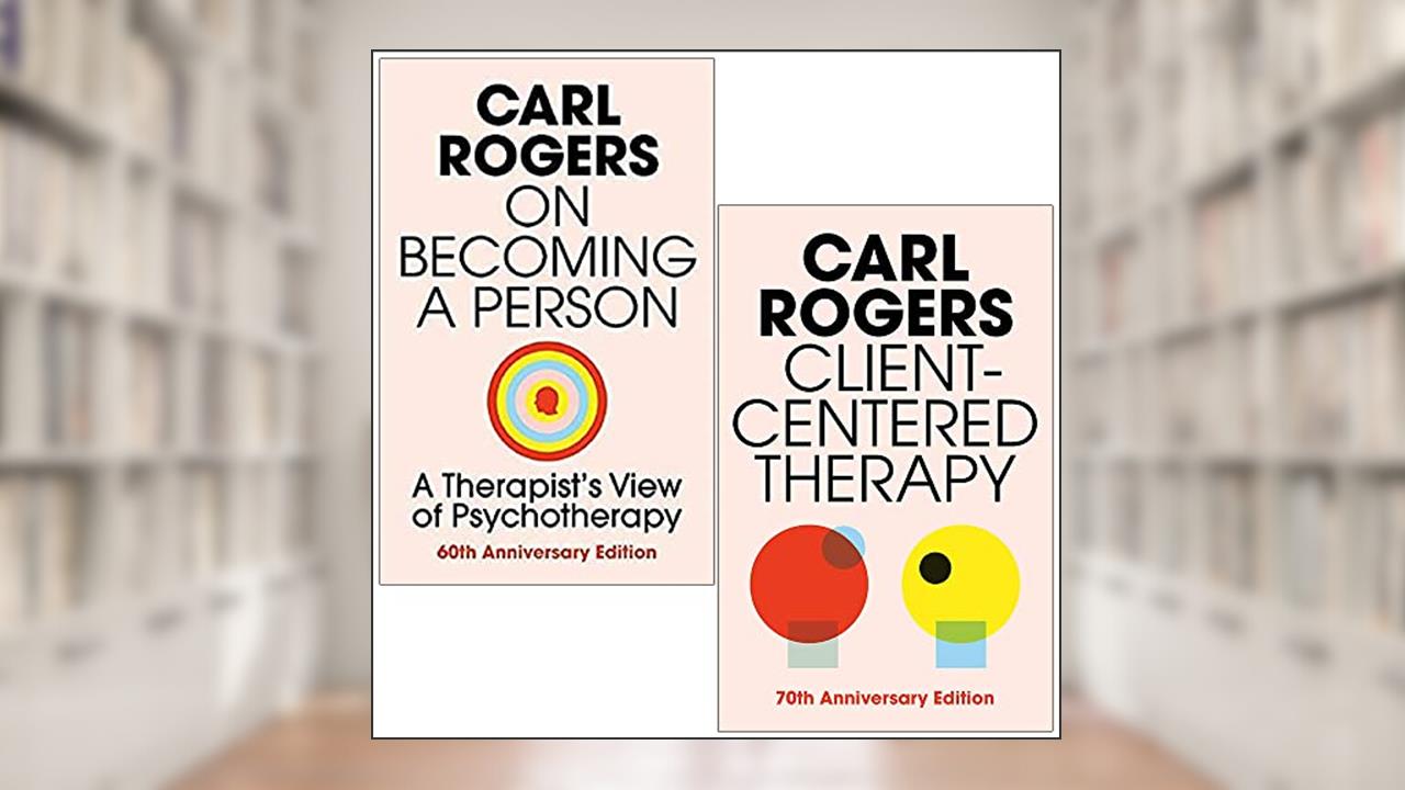 sagga On Becoming a Person & Client Centred Therapy By Carl Rogers 2 Books Collection Set, written by Carl Rogers