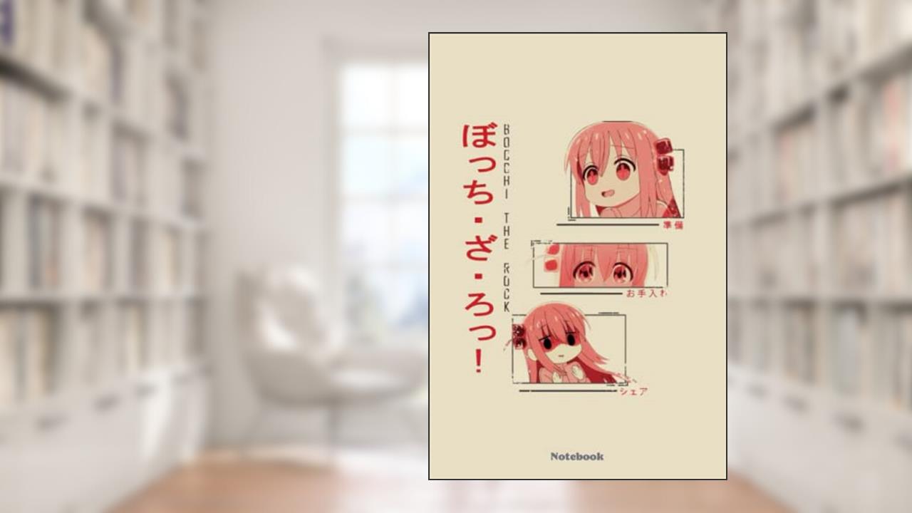Bocchi The Rock Hiori Notebook: Composition Book To Writing Story & Notes For Kids Teens Students Children Girls Boys, written by Wada Gemmei