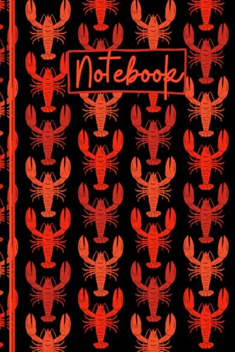 Read Lobster Notebook: Cute Lobster Lined Journal, The Perfect Novelty Lobster Gift for Someone who Loves Lobsters, Crayfish or Crawfish - Red, written by Designs of Note