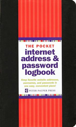 Read Pocket-Sized Internet Address & Password Logbook (removable cover band for security), written by Peter Pauper Press Read Pocket-Sized Internet Address & Password Logbook (removable cover band for security), written by Peter Pauper Press