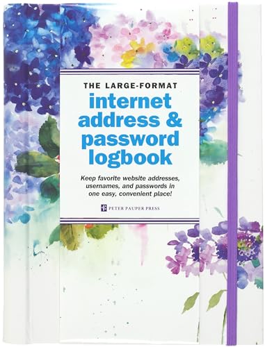 Read Hydrangeas Large-format Internet Address & Password Logbook (removable cover band for security), written by Peter Pauper Press Read Hydrangeas Large-format Internet Address & Password Logbook (removable cover band for security), written by Peter Pauper Press
