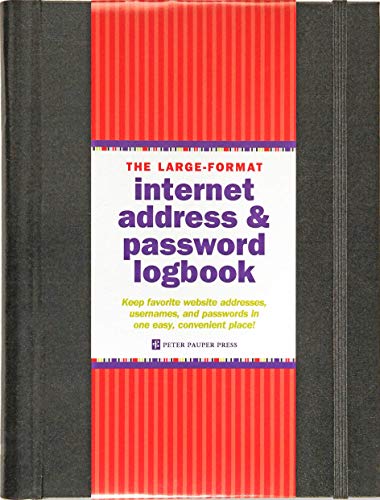 Read Large-Format Internet Address & Password Logbook (removable cover band for security), written by Peter Pauper Press Read Large-Format Internet Address & Password Logbook (removable cover band for security), written by Peter Pauper Press
